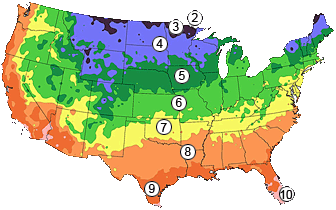USDA Zone Map